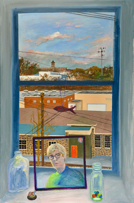 Christy Bergland, Cityscapes, Studio View Across the Jones Falls Valley Before the View Goes Missing